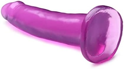 Lynx 6 Inch Ice Dildo - Purple - Image 3