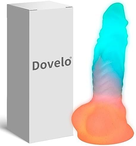 8.26" Realistic Monster Dildo,Dovelo Silicone Anal Dildos With Strong Suction Cup For Hands-Free And Anal Play,G-Spot Anal Dildo Adult Sex Toy