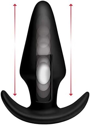 Lynx Bumping Silicone Anal Plug - Large Black - Image 2