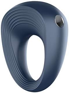 Satisfyer Power Ring Cock Ring - Vibrating Penis Ring For Longer, Harder, Stronger Erections, Erection Enhancing Penis Ring Plus Vibration - Soft Silicone, Waterproof, Rechargeable