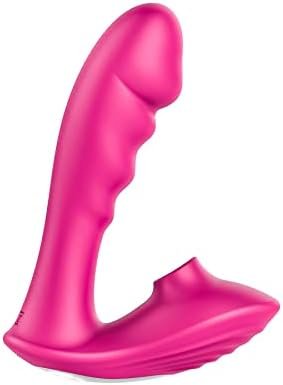 Wearable Insertion Vibrator Female Adultsex Toys Thrust Dildo Vibrator With 10Vibration Modes And Sucking Modes Forcouples Thrusting Sex Toy Games G-Spotvibrator Stimulates Clit