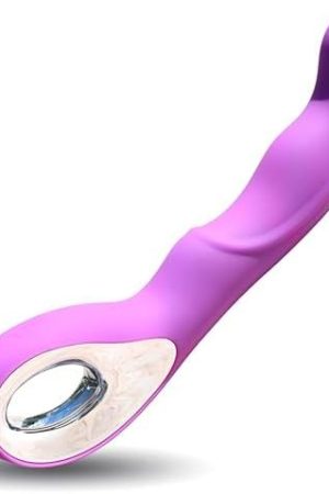 G Spot Vibrating Dildo With 3 Vibration Points - Female Vibrator For Clitoral G Spot & Nipple Stimulation - Waterproof Body Safe Silicone - Adult Oral Sex Toys For Women Couples Female Unisex Purple