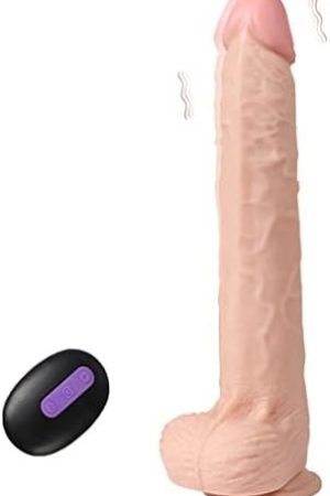 11.6 Inch Huge Usb Rechargable Vibrator Realistic Dildo Vibrator With Wireless Controller 20 Modes Large Dildo Vibrating Machine With Big Suction Cup Adult Sex Toy