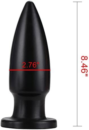 Aptitan Large Black Anal Plug Trainer Big Butt Plug Stimulator For Advanced Men Women Anal Training Toy (C39) - Image 2