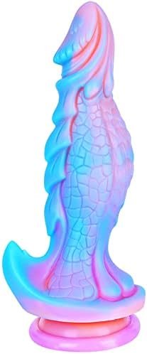 9.8 Inch Huge Fantasy Dildo From Monster With Large Suction Cup, Silicone Dragon Dildo Xl Anal Plug Flexible G-Spot Long Dildo Adult Big Penis For Women & Men