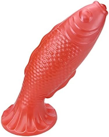 Sex Factory Realistic G-Spot Dildo Animal Penis Fish Shaped Butt Plug Anal Sex Toys With Suction Cup Prostate Massager Vaginal Stimulation For Male Female Masturbation (Transparent) - Image 2