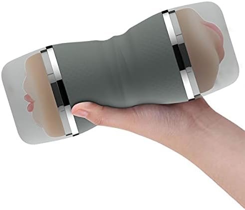 Pocket Pussy For Men Realistic Male Masturbator Toy With 3D Vagina And Tight Anus, Lifelike Pocket Pussy Portable Man Masturbation Stroker Adult Sex Toys -Chh-Grey01 - Image 3