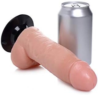 Lynx 7 Inch Vibrating Dildo With Balls - Light - Image 2