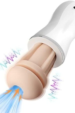 Fst Automatic Sucking Male Masturbator With 7 Vacuum Suction & 12 Powerful Vibration, 3D Tight Realistic Textured Vagina Blowjob Stroker For Male Masturbation, Adult Oral Sex Toys For Men