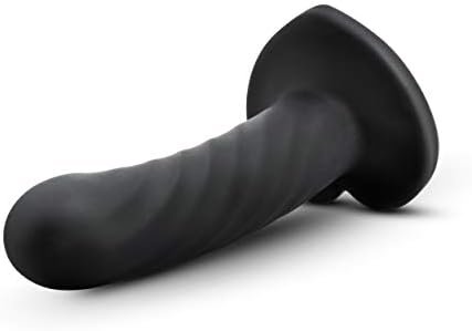 Blush Temptasia Twist Medium Silicone Dildo - 5.5 Inch Length And 1 Inch Width - Twisted Swirl Design For Added Friction - Heart Shaped Suction Cup Base And Harness Compatible - Sex Toy For Adults - Image 3