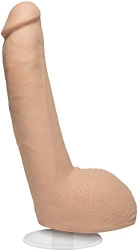Doc Johnson Signature Series - Xander Corvus - 9 Inch Realistic Ultraskyn Dildo With Removable Vac-U-Lock Suction Cup - F-Machine & Harness Compatible - For Adults Only, Vanilla