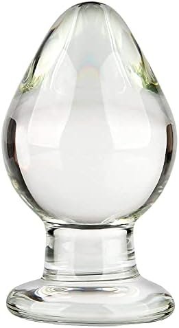 Romi Glass Butt Plug Anal Sex Toy Prostate Massager Small Mushroom Shaped Anal Trainer For Women Men Couple Beginner Transparent - Image 2