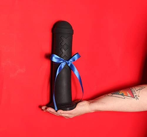 Tantus Sex/Adult Toys Amsterdam Dildo - 100% Ultra-Premium Silicone Wand Massager, Harness & Machine Compatible For Anal, G-Spot, Vaginal, Men, Women, Lgbtq - Large Black - Image 3