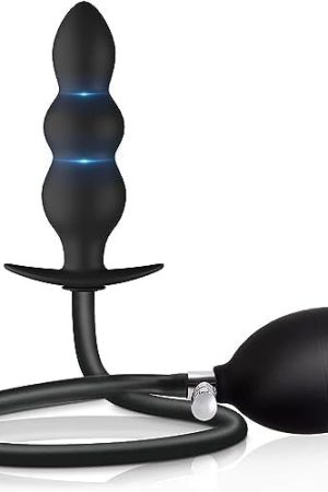 Inflatable Silicone Expand Inflatable Anal Plug Adults Anal Beads Expander G-Spot Dildo Butt Plug Anal For Men Anal Sexy Toys Anal Masturbator Adult Thrusting Toys