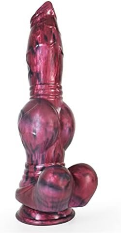 10.35Inch Realistic Animal Dog Dildo With Suction Cup Huge Monster Dildos Silicone Knotted Dildo Adult Sex Toys For Women