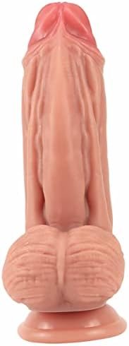 Premium Realistic Dildos, Dildo Sex Toys For Women, Giant Dildo Adult Sex Toy For Male & Female, Couples, 9.8 Inch Realistic Dildos With Suction Cup For Vaginal G-Spot And Anal Play - Image 2