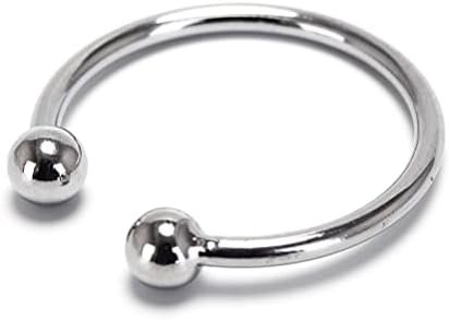 Kinky Pinx 18+ Adult Only Sex Toys Cock Rings Stainless Steel Penis Rings Glans Ring With 2 Joy Pressure Balls (25Mm), 1.0 Count - Image 2