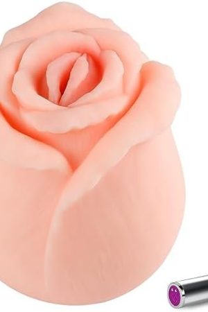 Sex Toys For Men Male Masturbator, Pocket Pussies Male Stroker Adult Sex Doll Toys For Men With 10 Vibration Bullet Penis Vibrator, Pocket Pussy Masturbator With Realistic Textured Rose Vagina