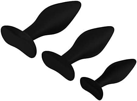 Eis Anal Plug Set Of 3 - Silicone Butt Plug, Increasing Length And Diameter, Narrow Tip, Conical Shape, Wide Base, Anal Training - Suitable For Beginners And Connoisseurs (3.7 Inches - 5.7 Inches) - Image 2