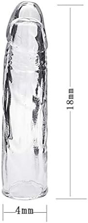 Amosfun Lengthen Penis Sleeve Extender Soft Cock Extension Sex Toy Cock Enlarger Condom Sheath Delay Ejaculation Toys For Men - Image 3