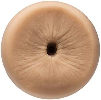 Doc Johnson Man Squeeze - Stud - Squeeze Plate For Precise Pressure - Twist End Cap To Control Suction - Discreet Premium Stroker - Male Masturbator, Ass, Vanilla - Image 3