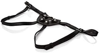 Calexotics Her Royal Harness The Countess - On Hanger – Premium Adjustable Bdsm Probe Strap O Plus Size Harness – Sex Toys For Couples And Women - Black