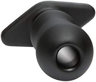 Doc Johnson Titanmen - Open Up - 4.5 Inch Hollow Tunnel Anal Plug With 5.35 Inch Girth - Flared Safety Base - Matte Finish - Butt Plug - Black - Image 2