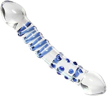 Aptitan 7.1" Double Ended Glass Dildo Crystal Penis Female Masturbation Sex Pleasure Wand Anal Butt Plug - Image 3