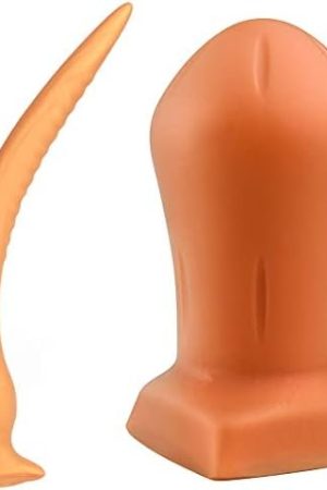 Bulb-Shaped Soft Anal Plug & Extra-Long Eel-Shaped Butt Plug For Male And Female Couples Pleasure