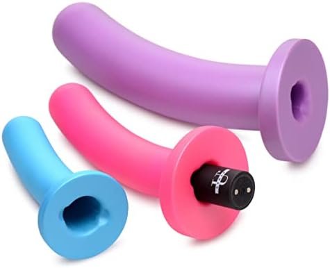 Strap U 28X Triple Pegger Beginner Dildo Set Vibrating Penetration With Remote Control For Women, Men, & Couples, Adjustable Silicone G-Spot Anal Vagina Adult Toy Strapon Harness, Multi - Image 2