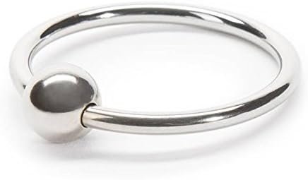 Lovehoney Dominix Deluxe Glans Cock Ring - Stainless Steel Penis Ring - 1.25 Inch Cock Ring For Couples Sex - Waterproof - Silver