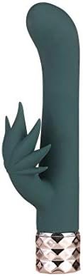 Kusha Crystal Gems Usb Rechargeable 10-Function G-Spot Rabbit-Style Vibrator - Gray