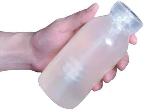 Parent-Proof! Transparent Milker Stroker Male Masturbator, Sex Toys For Men Male Masturbators With Textured Tunnel, Portable Silicone Pocket Pussies For Men Penis Glans Trainer