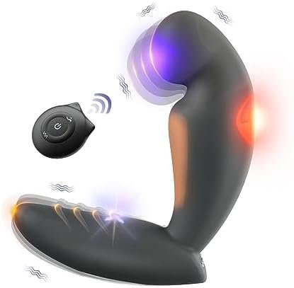 Sex Toys For Men 10 Vibration Modes๏ผRemote Control Vibrator 10 Light Modes๏ผProstate Massager Quick Orgasm ๏ผWaterproof Nodding Adult Sex Toys & Games๏ผSex Toys Stimulate P-Spot