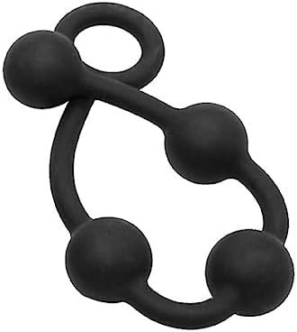 Sex Training Toy Pull Bead Silicone Anal Plug Sexy Gay Anal Plug Trainer L - Image 3