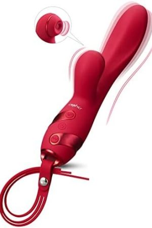 Rabbit Vibrator For Women, Bdsm Detachable Whip 10-Frequency Vibration Mode With Clitoris Stimulator Adult Sex Toys For Female Couples