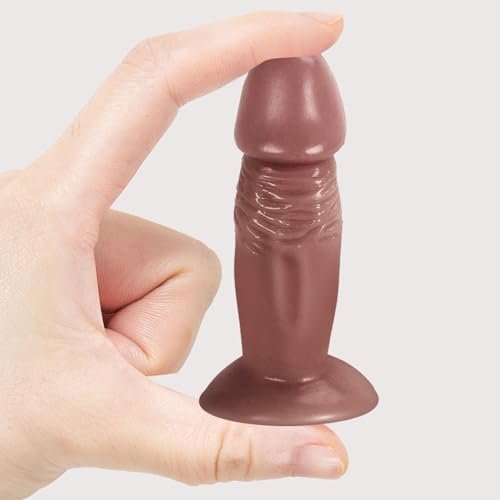 Dildo For Beginner Sex Toy 4.2Inch Reaslitic Dildo For Women,Penis Sex Toy Anal Dildo For Male And Women,Small Suction Cup Dildo Anal Adult Sex Toy&Games