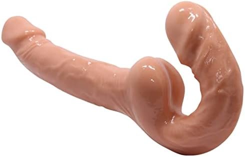Double Sided Realistic Dildo Sex Toys Two Ended Strapless Strap On Dildo Dual Headed Dong Plug Double Header Adult Sex Toy For Women