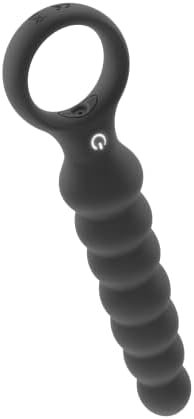 Vibrating Silicone Butt Plug – Silicone Pleasure Stick For Adults – 20 Sensational Vibration Settings – Ridged Tool With Humps & Bumps – Discreet Experimental Handheld Device - Image 2