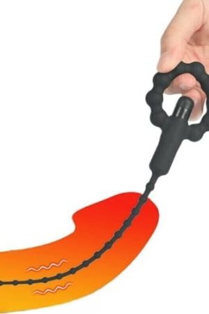 Morghabe Urethral Vibrator Penis Stimulation Vibrating Prostate Massager For Men Adult Sex Toy