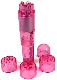 Shibari Clitoral Vibrator, Pocket Pleasure, Sex Toys For Women, Includes 4 Tip Attachments, Quiet, Discreet, Travel Size, Waterproof, Made Of Abs, 1 (Aa) Battery Required (Sold Separately), Purple - Image 2