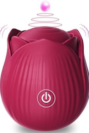 Rose Toys Vibrator Sex Toys - Nipple Anal Clitoral Stimulator Adult Toys For Women Sexual Pleasure, With 10 Tapping Modes For Nipple Teasing Clitoris Masturbating Couples Sex Games (Purple)