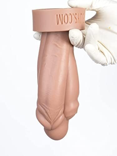 Silicone Realistic Triple Dildos - Versatile Adult Toy For Enhanced Pleasure, Flexible Design & Easy To Clean - Image 3