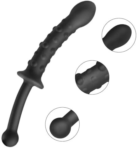 Silicone Prostate Massager Anal Butt Plug With Floating Point And Handle Round Head Anal Training Sex Toys For Men Women - Image 3