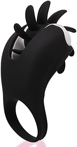 Rotating Magic Tongue Vibrating Ring Penis Ring Male Female Couple Sharing Clit Nipples And Stimulating Waterproof Rechargeable Locking Semen Ring