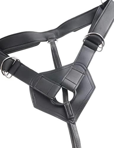 Pipedream King Cock Strap-On Harness With Cock, 8", Brown - Image 3