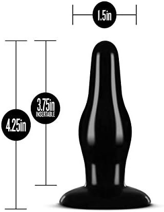 Blush Anal Adventures Pleasure Butt Plug - 4.25 Inch Length And 1.5 Inch Width - Tapered Tip For Easy Insertion - Base Anchors Plug Safely Outside The Body - Soft & Comfortable Sex Toy For Adults - Image 3