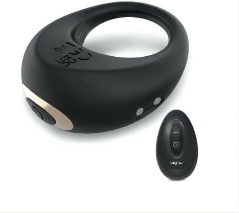 Penis Ring Remote Control Sex Toys, Eupher Vibrating Cock Rings Rechargable For Men Erection Sex With 10 Vibrations, Silicone Male Sex Toy For Couple Play