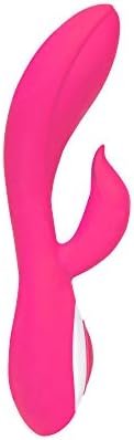 Pure Love G-Spot Silicone Rabbit Vibrator Blue, Rechargeable Clitoris Stimulator, Water-Resistant And Multi Function, Adult Sex Toy, Dual Stimulation