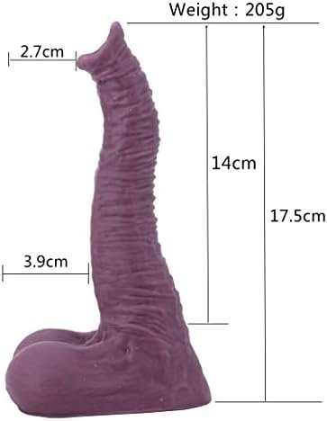 Dragon Dildo 6.8Inch Realistic Animal Dildo, Small Brown Silicone Proboscis Dildo Anal Plug Adult Toys For Beginners Women And Men Couples. - Image 2